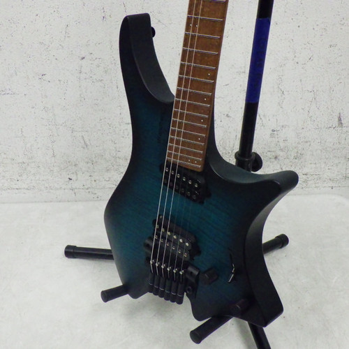 Vist Large View of Product Image Which is Used Strandberg Boden Nx6 Neck Thru Modern Metal Electric Guitar Blue 6-String
