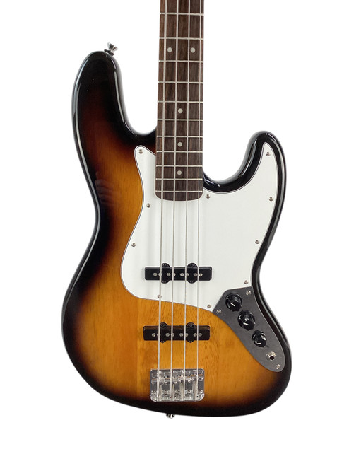 Vist Large View of Product Image Which is Used Squier Jazz Affinity Bass Guitar 