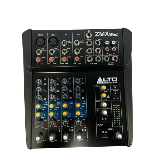 Vist Large View of Product Image Which is Used Alto ZMX862 W/18VAC Compact Mixer