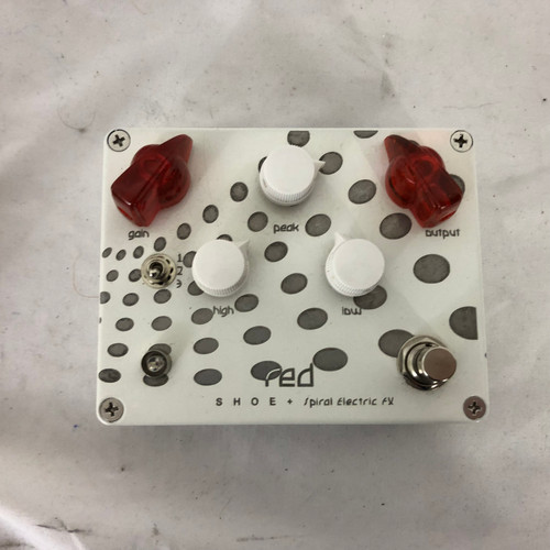 Vist Large View of Product Image Which is Used SPIRAL ELECTRIC FX RED Overdrive Pedal