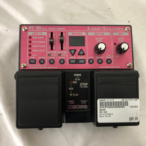 Vist Large View of Product Image Which is Used Boss RC-30 Looper Pedal