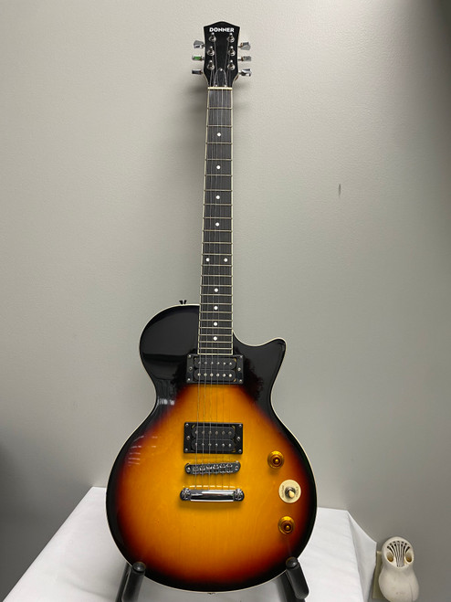 Vist Large View of Product Image Which is Used Donner DLP-124 SUNBURST Electric Guitar Sunburst 6-String