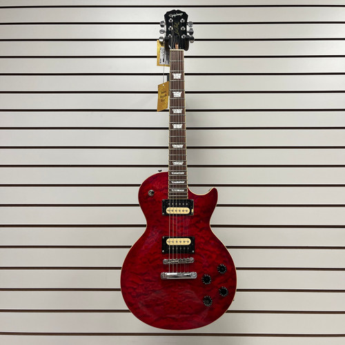 Vist Large View of Product Image Which is Used Epiphone LES PAUL MODIFIED LP Type Electric Guitar Red 6-String