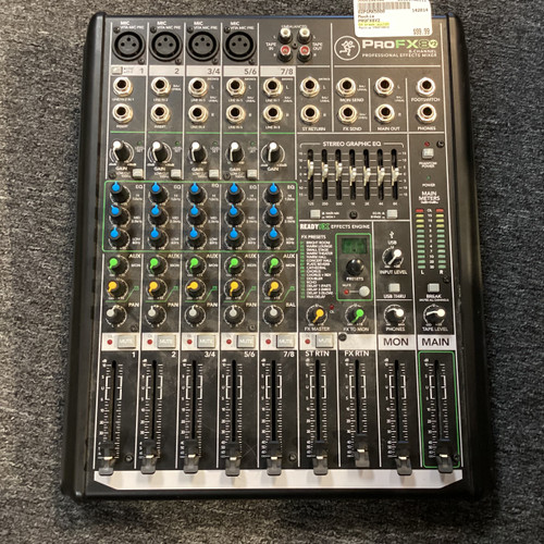 Vist Large View of Product Image Which is Used Mackie PROFX8V2 Compact Mixer