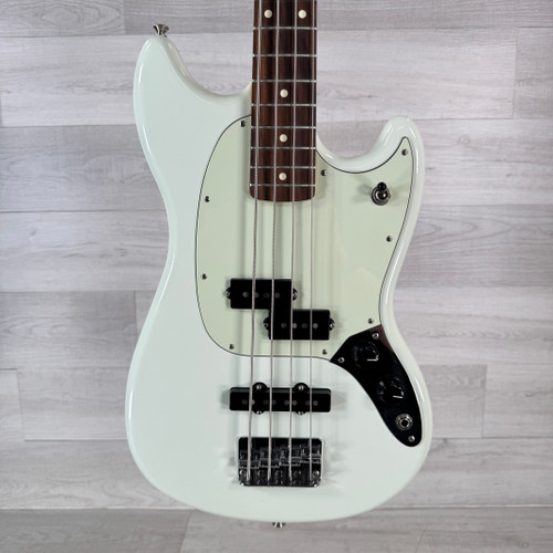 Vist Large View of Product Image Which is Used Fender Player Mustang Bass PJ - Sonic Blue - Gig Bag Included