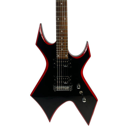 Vist Large View of Product Image Which is Used BC Rich RED BEVEL WARLOCK Electric Guitar Black