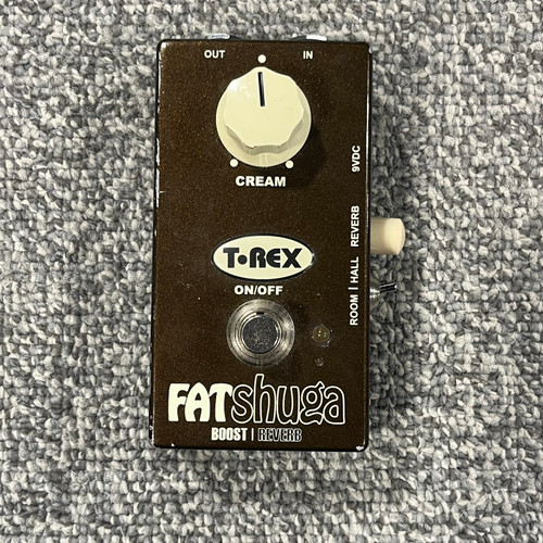 Vist Large View of Product Image Which is Used T-REX ELECTRONICS FAT SHUGA Guitar Boost and Reverb Pedal