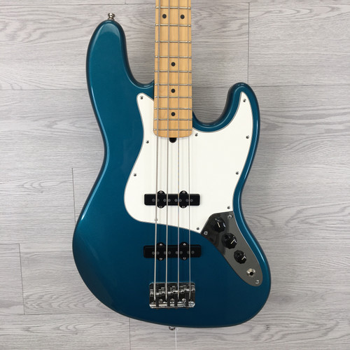 Vist Large View of Product Image Which is Used Fender AMERICAN STANDARD JAZZ BASS 1999 J Type Bass Guitar Blue 4-String