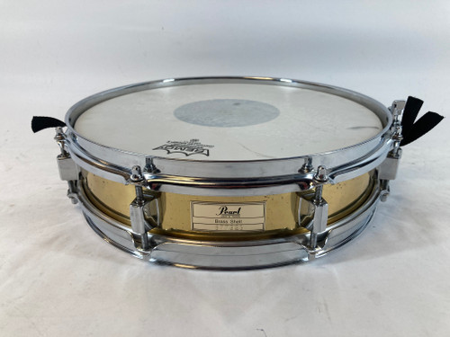 Vist Large View of Product Image Which is Used Pearl 13" BRASS Snare Drum