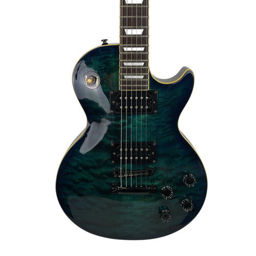 Vist Large View of Product Image Which is Used Epiphone LES PAUL STANDARD LE LP Type Electric Guitar Blue 6-String