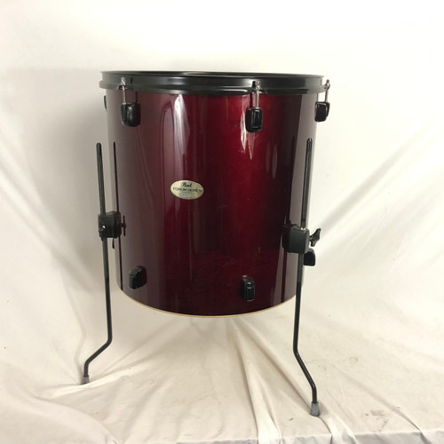 Vist Large View of Product Image Which is Used Pearl SOUND CHECK FLOOR TOM 16 Floor Tom Red 16"