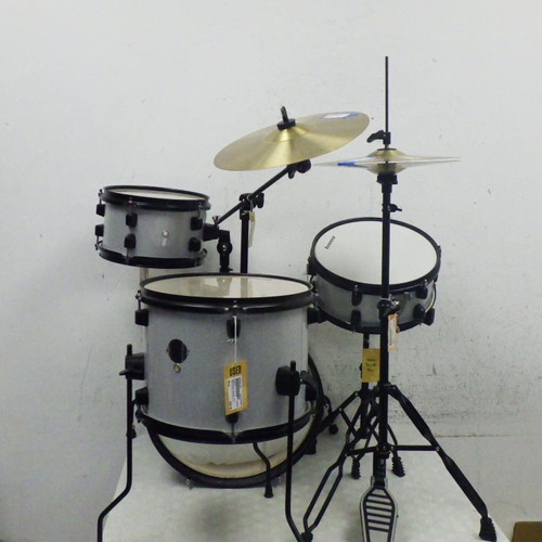 Vist Large View of Product Image Which is Used Ludwig Questlove Pocket Kit Drum Shells and Hardware White