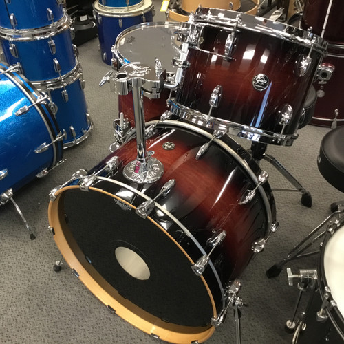 Vist Large View of Product Image Which is Used Gretsch Renown Maple 3 Piece 24 16 13 Drum Shell Kit Red