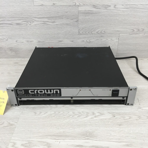 Vist Large View of Product Image Which is Used Crown MICRO TECH 600 Power Amplifier