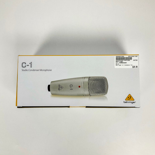 Vist Large View of Product Image Which is Used Behringer C-1 Condenser Microphone