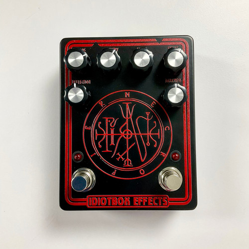Vist Large View of Product Image Which is Used IdiotBox Effects Necrofier Echo Drive Pedal