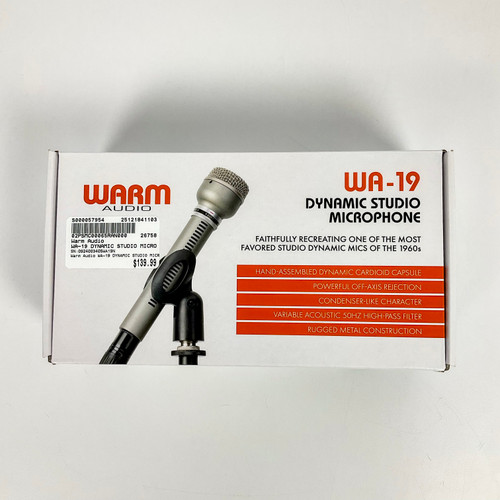 Vist Large View of Product Image Which is Used Warm Audio WA-19 Dynamic Studio Microphone