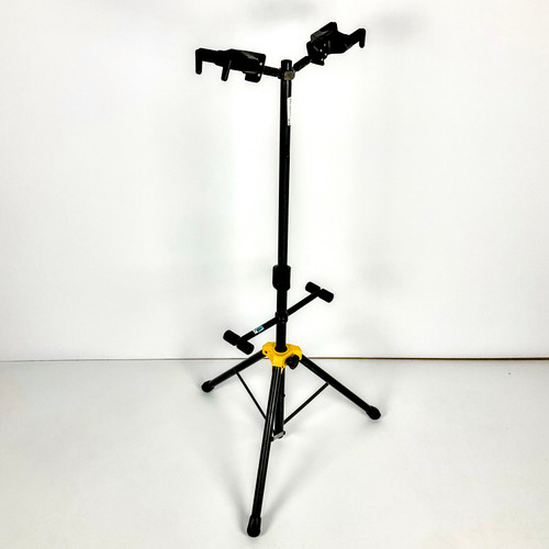 Vist Large View of Product Image Which is Used Hercules GS422B Dual Guitar Stand