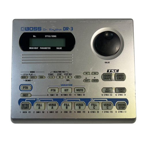Vist Large View of Product Image Which is Used Boss DR-3 DR RHYTHM Compact Drum Machine