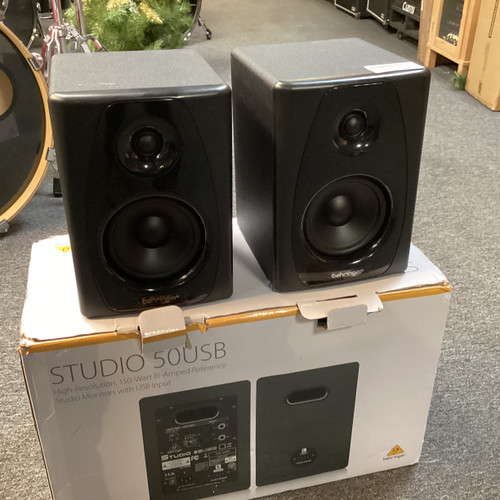 Vist Large View of Product Image Which is Used Behringer STUDIO 50 USB MONITORS Powered Studio Monitor