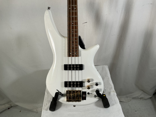 Vist Large View of Product Image Which is Used Jackson SPECTRA BASS JS3 J Type Bass Guitar White 4-String