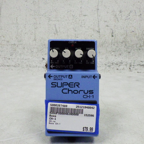 Vist Large View of Product Image Which is Used Boss CH-1 Guitar Effects Pedal
