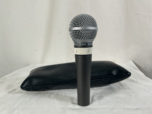 Vist Large View of Product Image Which is Used Shure SM58 + POUCH Dynamic Microphone