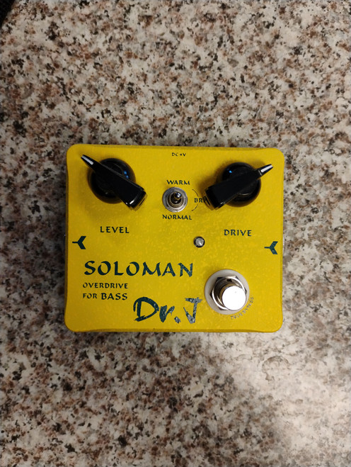 Vist Large View of Product Image Which is Used DR. J Pedals SOLOMON BASS OVERDRIVE Distortion Pedal