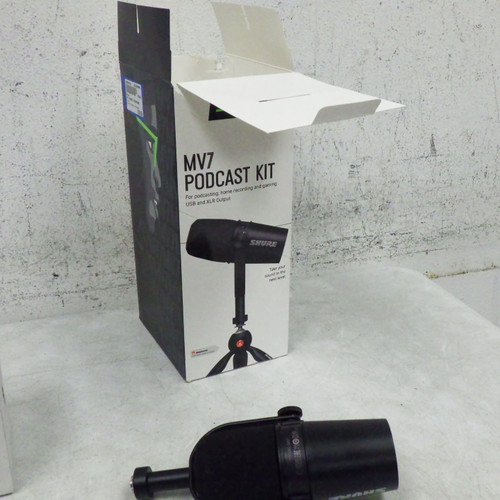 Vist Large View of Product Image Which is Used Shure Mv7 Podcast Microphone Dynamic Microphone