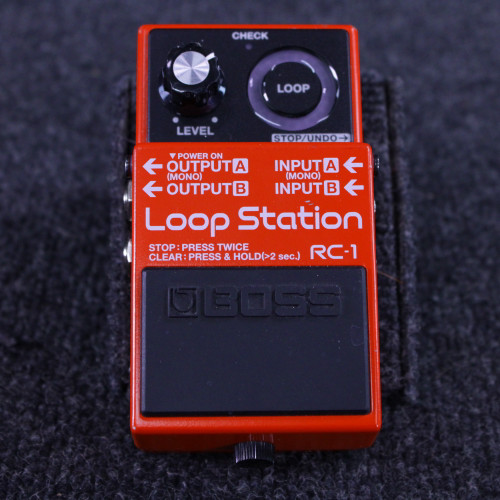 Vist Large View of Product Image Which is Used Boss RC-1 LOOP STATION PEDAL Looper Pedal