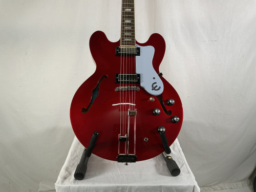 Vist Large View of Product Image Which is Used Epiphone RIVIERA E360TD CANDY APPLE RED Semi-Hollow Electric Guitar Red 6-String