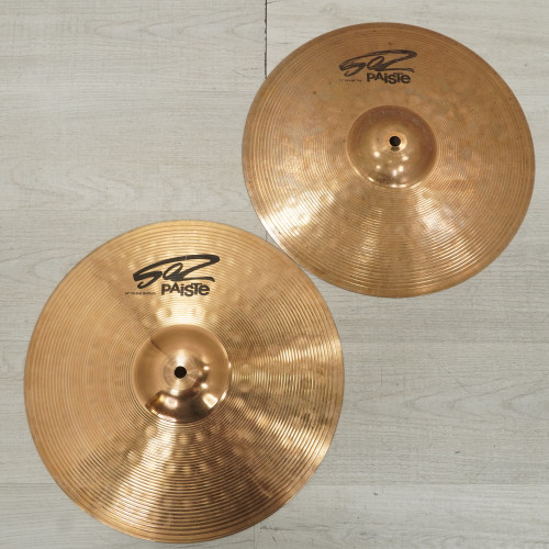 Vist Large View of Product Image Which is Used Paiste 14" 502 Hi Hat Cymbal Pair