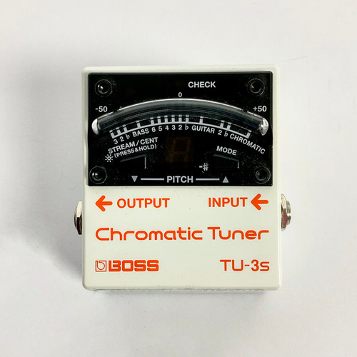 Vist Large View of Product Image Which is Used Boss TU-3S Chromatic Tuner Pedal