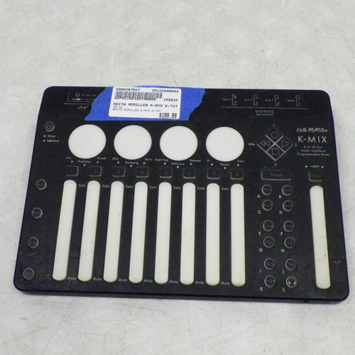 Vist Large View of Product Image Which is Used Keith Mcmillen K-Mix K-737 Computer Interface 8+ A/D Recording Inputs