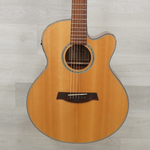 Vist Large View of Product Image Which is Used Ibanez AEL108MD Laminate Top Acoustic Guitar Natural AS IS