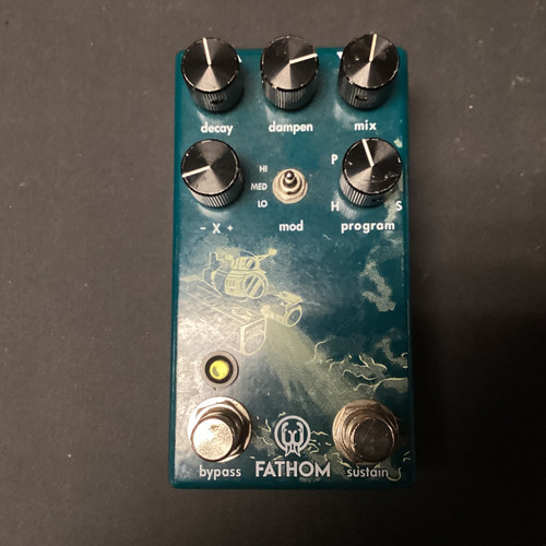 Vist Large View of Product Image Which is Used Walrus Audio FATHOM Reverb Pedal