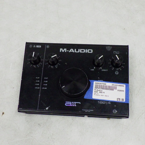 Vist Large View of Product Image Which is Used M-Audio Air 192/4 Computer Interface 2 A/D Recording Inputs
