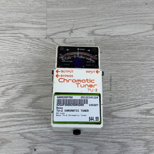 Vist Large View of Product Image Which is Used Boss TU-2 CHROMATIC TUNER Tuner Pedal