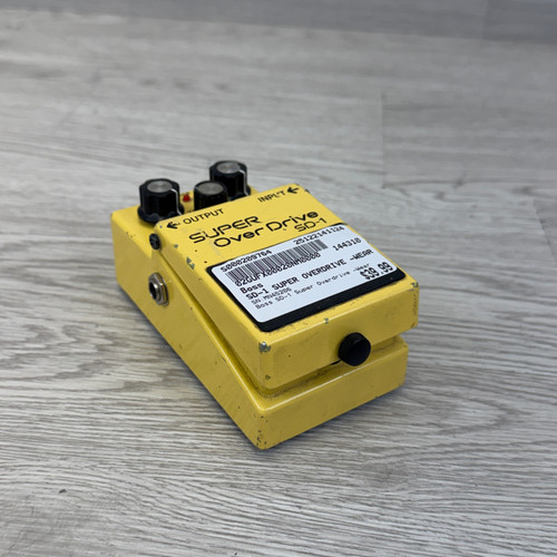 Vist Large View of Product Image Which is Used Boss SD-1 SUPER OVERDRIVE -WEAR Overdrive Pedal