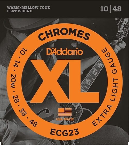 New DADDARIO CHROMES 10-48 40009-DAD-ECG23