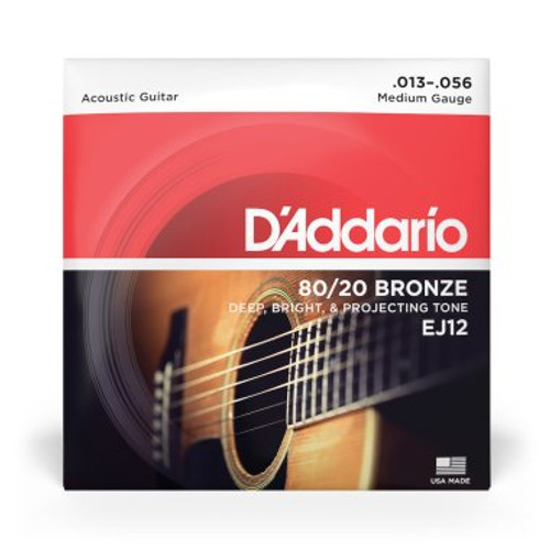 New DADDARIO 80/20 13'S 40009-DAD-EJ12
