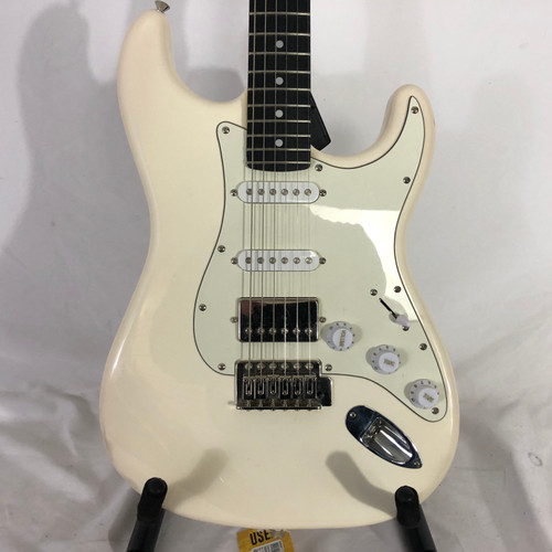 Vist Large View of Product Image Which is Used Donner SEEKER S-TYPE S Type Electric Guitar White 6-String