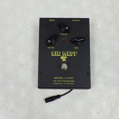 Vist Large View of Product Image Which is Used Electro Harmonix (e/h) Big Muff Russian Black Vintage Distortion/Overdrive Pedal