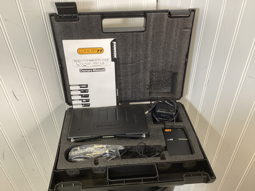 Vist Large View of Product Image Which is Used Samson CONCERT 77 Wireless Microphone System