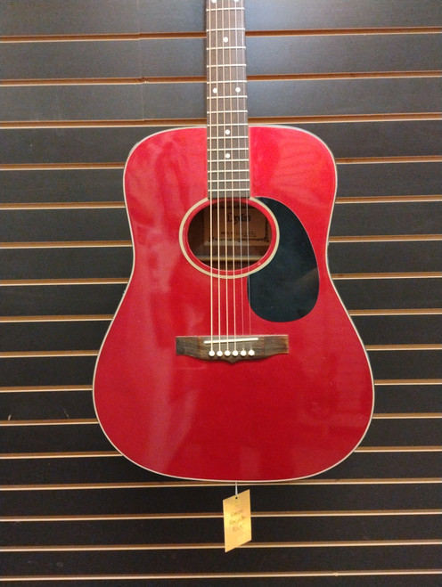 Vist Large View of Product Image Which is Used DIXON DG18MR Acoustic Guitar Red