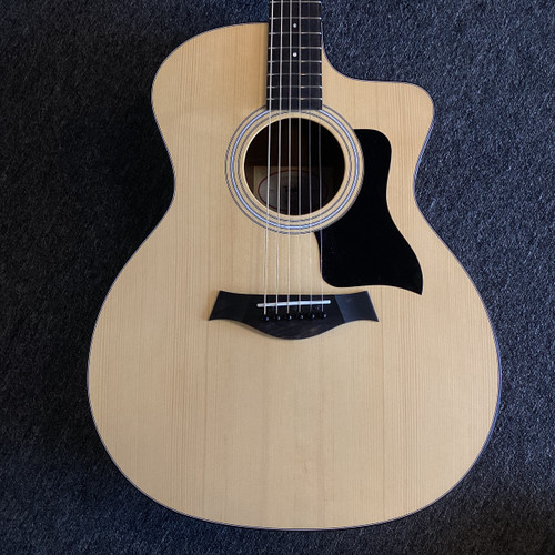 Vist Large View of Product Image Which is Used Taylor 114CE Solid Top Acoustic Guitar Natural