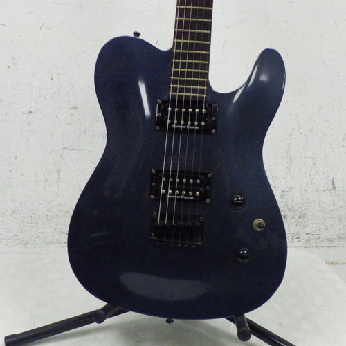 Vist Large View of Product Image Which is Used Fender 2004 Deluxe Telecaster Blackout T Type Electric Guitar Blue 6-String