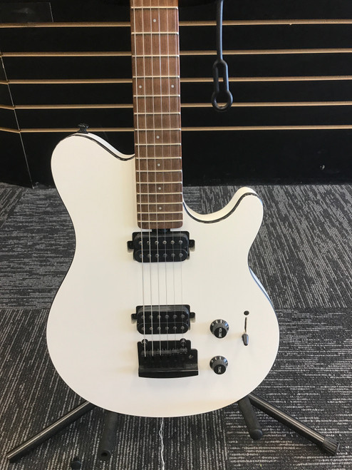 Vist Large View of Product Image Which is Used Sterling by Ernie Ball AXIS 35 WHITE Electric Guitar White 6-String