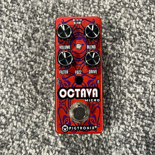 Vist Large View of Product Image Which is Used PIGTRONIX OCTAVA MICRO OCTAVE FUZZ Guitar Pedal