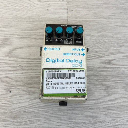 Vist Large View of Product Image Which is Used Boss DD-3 DIGITAL DELAY MIJ BLUE LABEL Delay Pedal